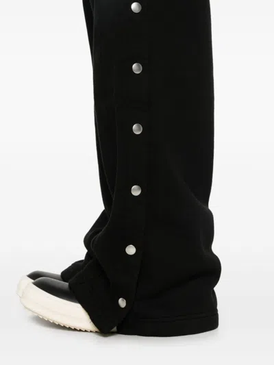 Rick Owens Drkshdw Wide-leg Track Pants In Black