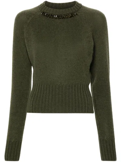 Fabiana Filippi Cashmere Sweater In Green