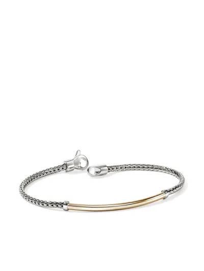 John Hardy 14kt Gold Jh Essential Bracelet In Silver