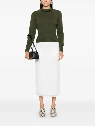 Fabiana Filippi Cashmere Sweater In Green