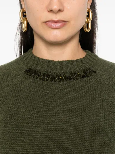 Fabiana Filippi Cashmere Sweater In Green