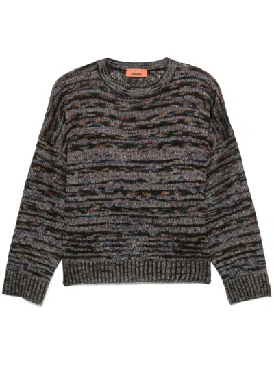 Missoni Rundhalspullover Aus Viskose In Black