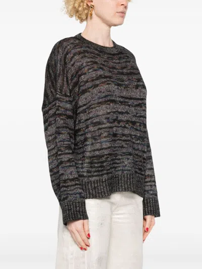 Missoni Rundhalspullover Aus Viskose In Black
