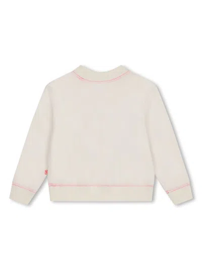 Billieblush Sequin-embellished Sweatshirt In Neutrals