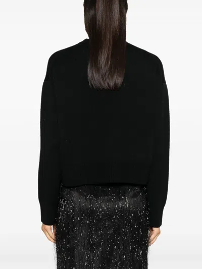Fabiana Filippi Merino-wool Sweater In Black