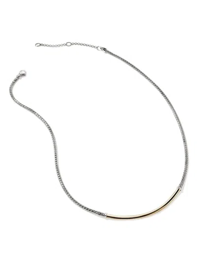 John Hardy 14kt Gold Jh Essential Necklace In Sterling Silver