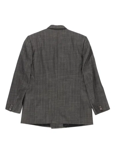 Pre-owned Pierre Cardin 1980s Wool Blazer In Grey