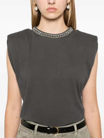 Golden Goose Isabel T-shirt In Grey