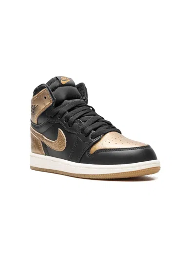 Jordan 1 Retro High Og "black/metallic Gold" Sneakers In Black