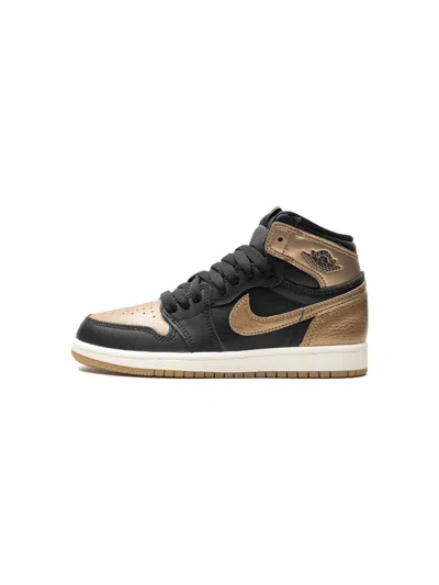 Jordan 1 Retro High Og "black/metallic Gold" Sneakers In Black