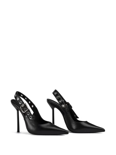 Le Silla Courtney 120mm Slingback Pumps In Black