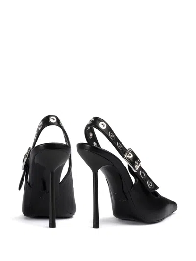 Le Silla Courtney 120mm Slingback Pumps In Black