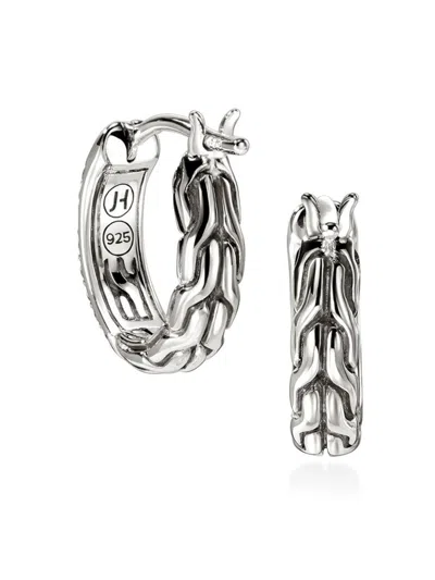 John Hardy Essential Hoop Earring In Metallic