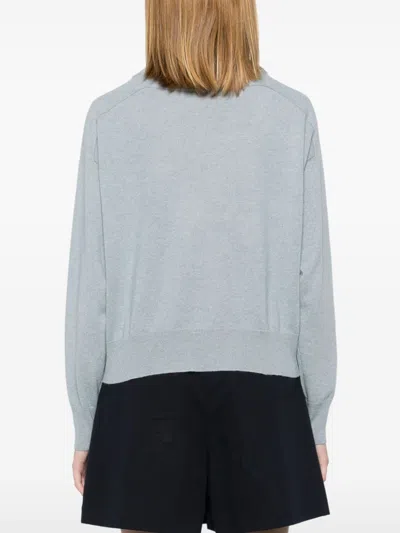 Shop Brunello Cucinelli Monili-detail Sweater In Blue