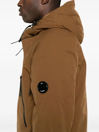 C.p. Company Medium Jacket In Pro-tek In Brown