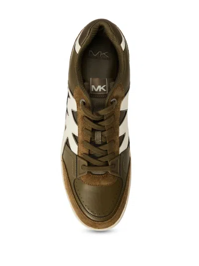 Michael Kors Men's Rebel Lace-up Sneakers In Green