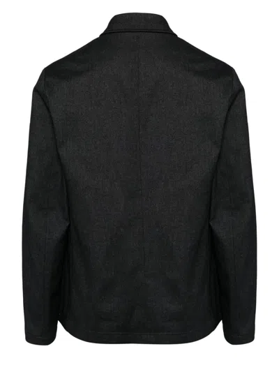 Ps By Paul Smith Cotton-blend Work Jacket In Grey