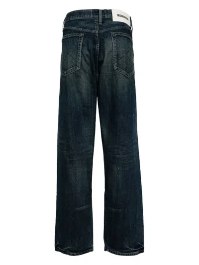 Neighborhood Straight-leg Denim Jeans In Blue