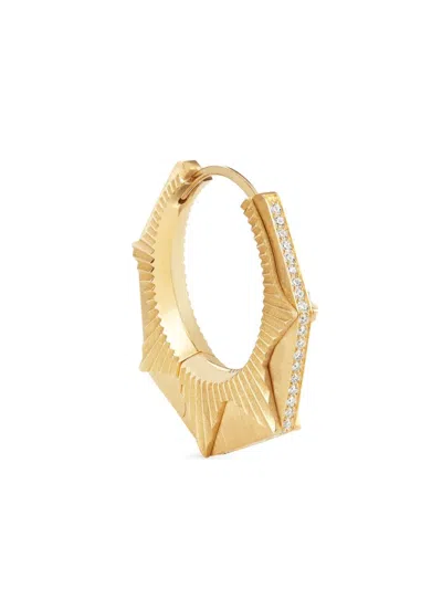 Marie Lichtenberg 18k Yellow Gold Nyc Diamond Earring In Gold