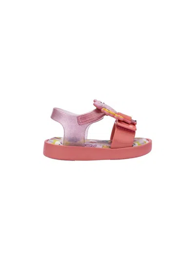 Mini Melissa X Peppa Pig Jump Sandals In Pink