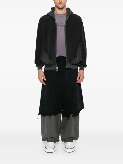 Miharayasuhiro Layered Track Pants In Black