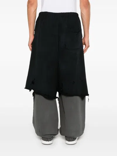 Miharayasuhiro Layered Track Pants In Black