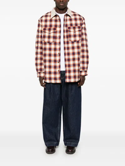 Isabel Marant Multicolor Steeve Overshirt In Neutrals