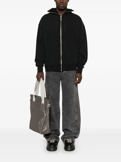 44 Label Group Cotton Sweatshirt With Logo In Black