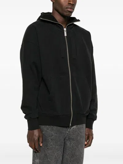 44 Label Group Cotton Sweatshirt With Logo In Black