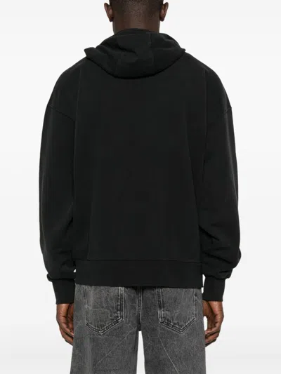 44 Label Group Cotton Sweatshirt With Logo In Black