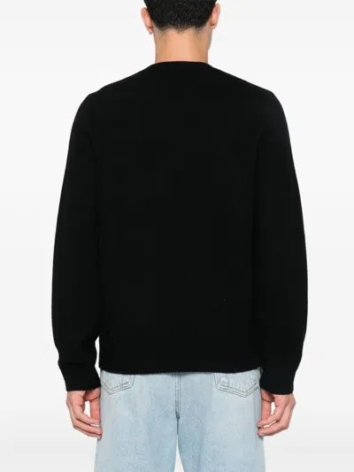Apc A.p.c. Edward Knit Jumper In Black