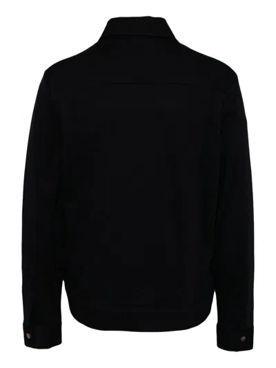 Shop Ps By Paul Smith Double-pocket Long Sleeves Shirt In Black