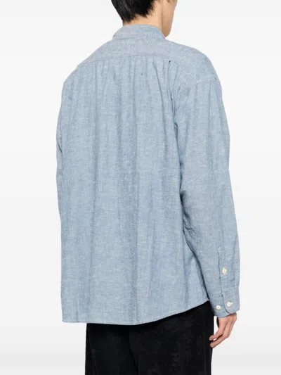 Visvim Button-up Long-sleeves Shirt In Blue
