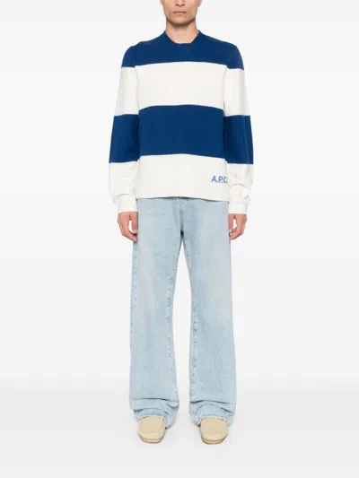 Apc A.p.c. Pull Edwardo In Blue