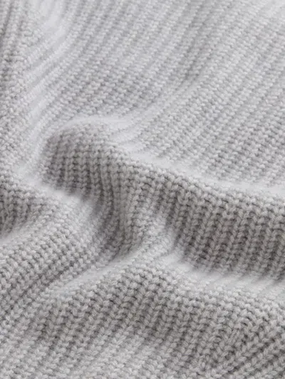 Woolrich Long Sleeve Sweater In Grey