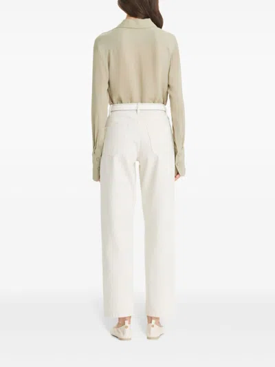 Tory Burch Slim Jean In White