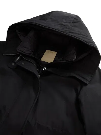 Woolrich Ramar Cloth Parka In Black