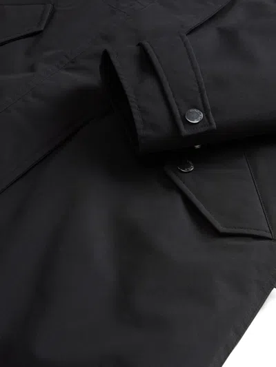 Woolrich Ramar Cloth Parka In Black