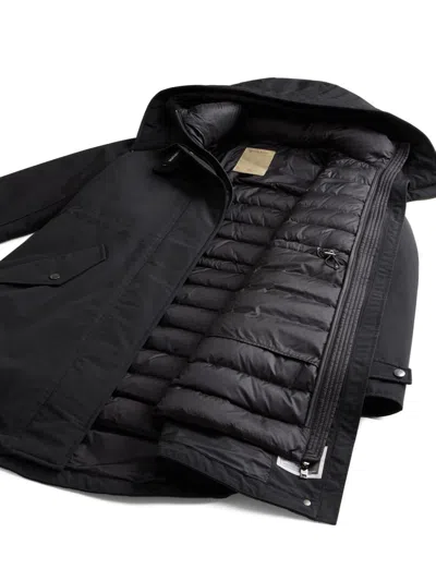 Woolrich Ramar Cloth Parka In Black