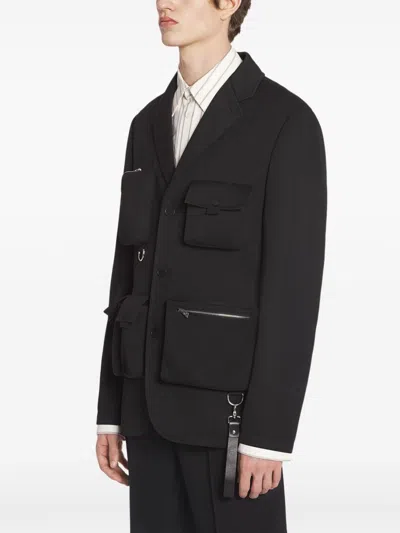 单排扣西装夹克