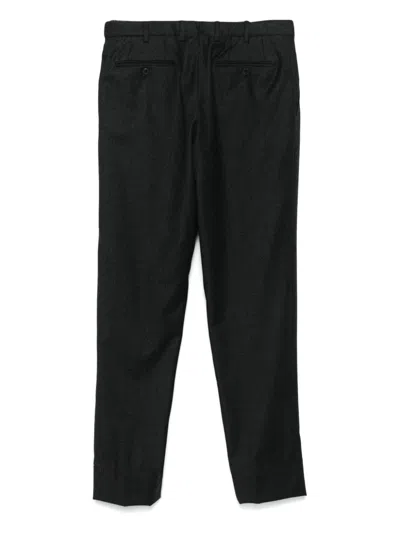 Brioni Tapered Trousers In Black