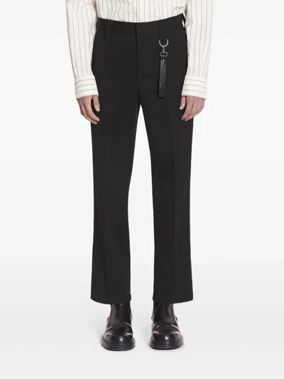 Lanvin Straight-leg Trousers In Black