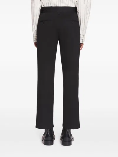 Lanvin Straight-leg Trousers In Black