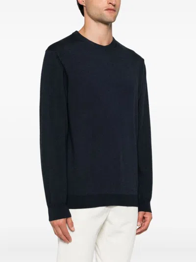 Woolrich Wool Sweater In Blue