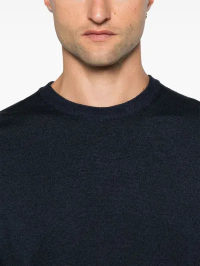 Woolrich Wool Sweater In Blue