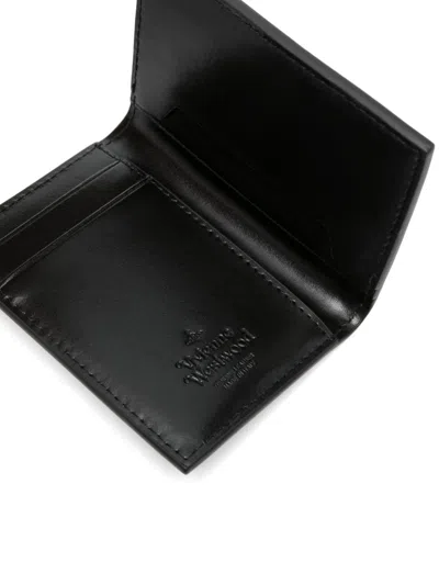 Vivienne Westwood Small Vertical Wallet In Black