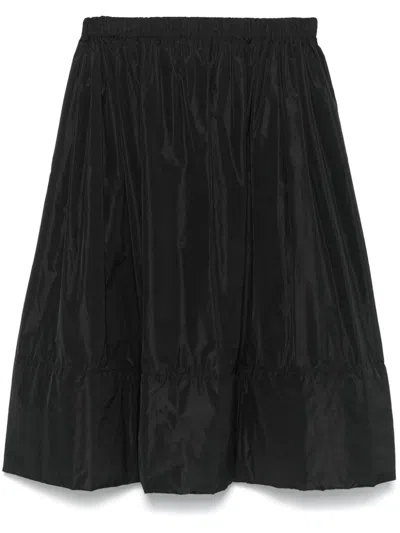 Shop Fabiana Filippi A-line Midi Skirt In Black