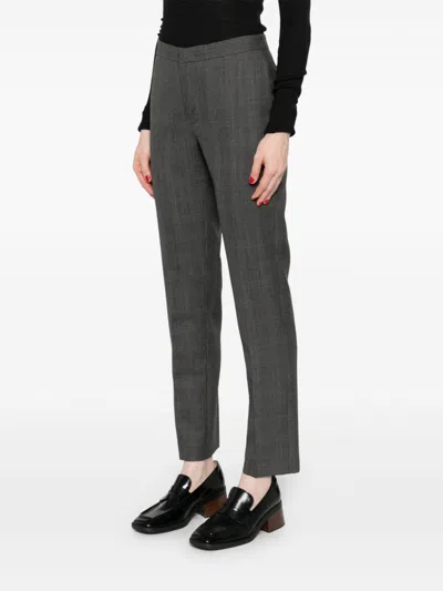 Fabiana Filippi Prince Of Wales-check Trousers In Grey