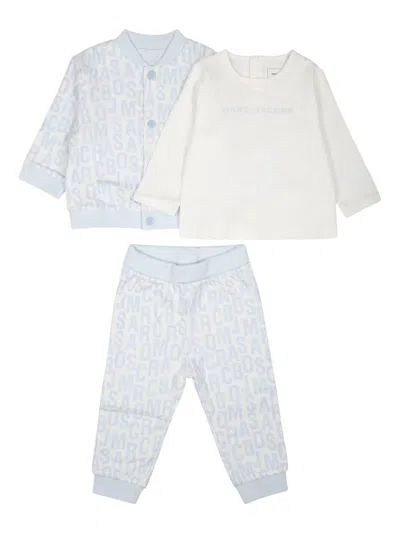 Marc Jacobs Monogram-pattern Tracksuit In Blue