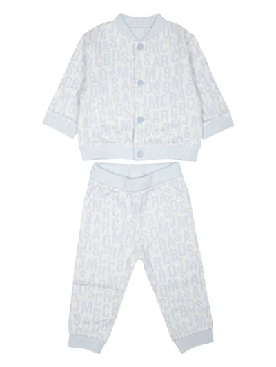 Marc Jacobs Monogram-pattern Tracksuit In Blue